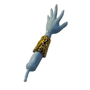 Monster High Blue Arm Hand and Gold Cuff Braclet For Abbey Bominable 13 Wishes